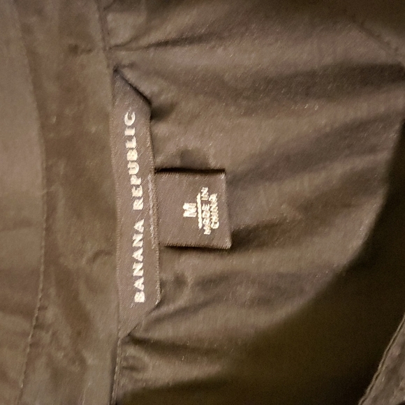 Banana Republic Black Semi-sheer Sleeveless Blouse Medium - Picture 5 of 5